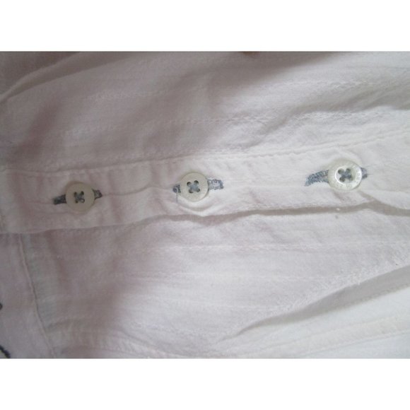 English Laundry Mod Mens Med Button Up Casual Embroidered Applique Flip Cuff EUC - Picture 16 of 16